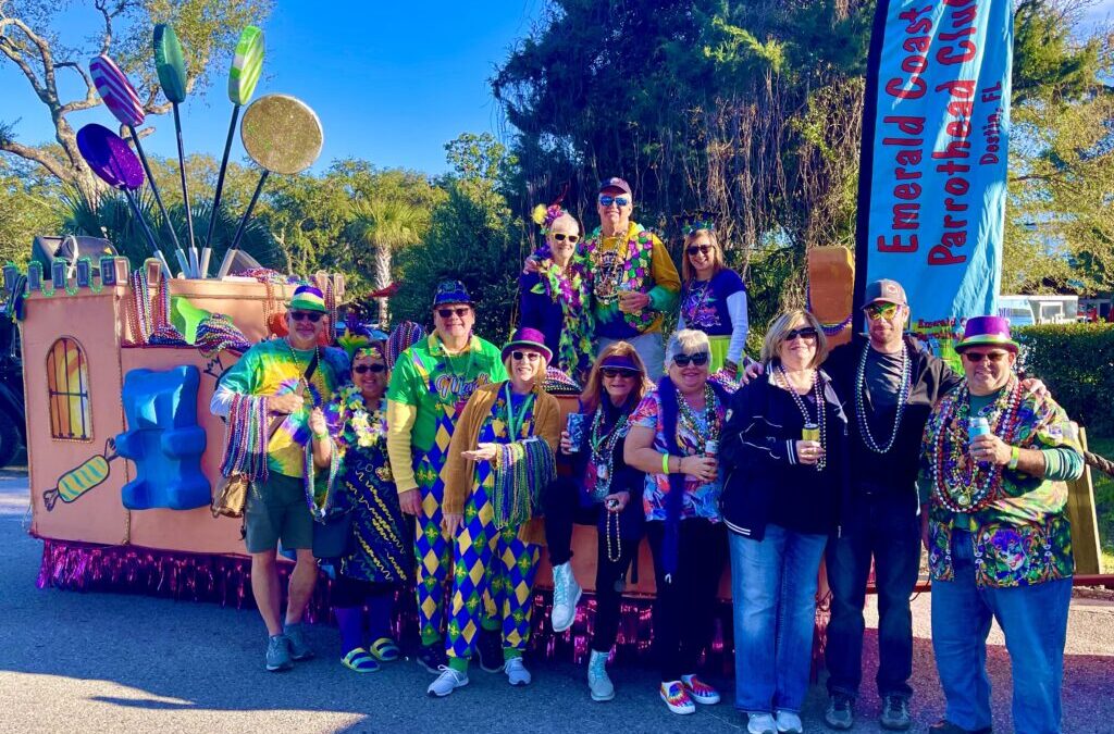 Mardi Gras Parade @ Destin Harborwalk Village February 18, 2023